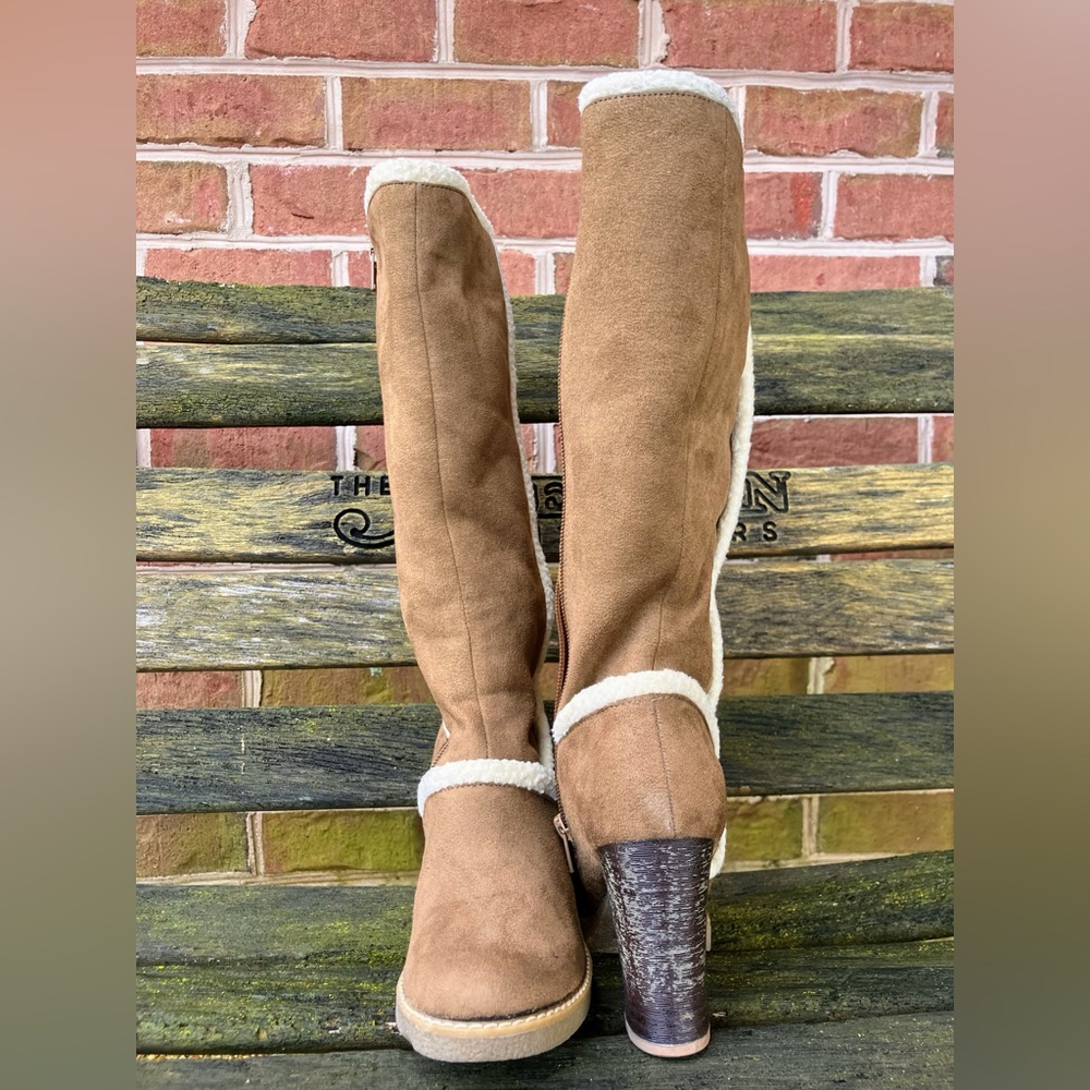 GUC Fioni Tan Knee High Womens Boots